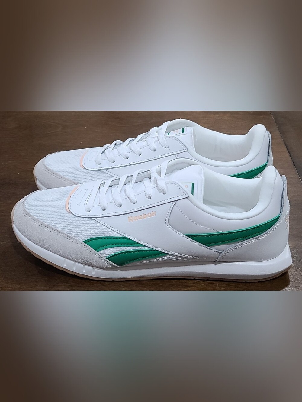 Reebok Campio Xt White Green Gray Athletic Multi Trainer Men's